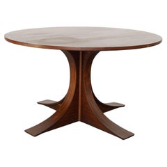 Sormani Italian Mid Century Rosewood Round Table from the 1960s