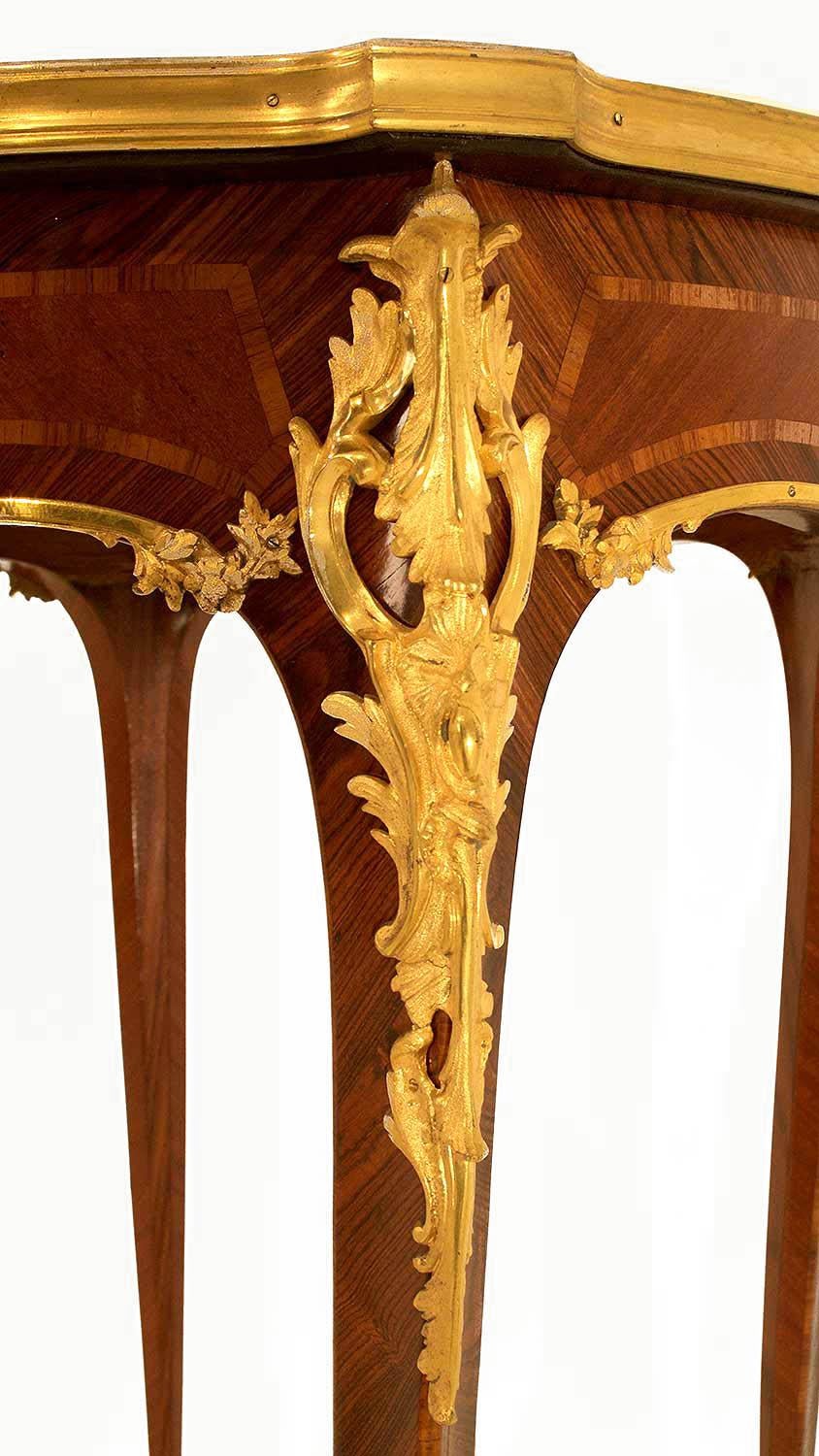 Sormani, Louis XV Style Pedestal Table, Late 19th Century In Good Condition In Saint-Ouen, FR