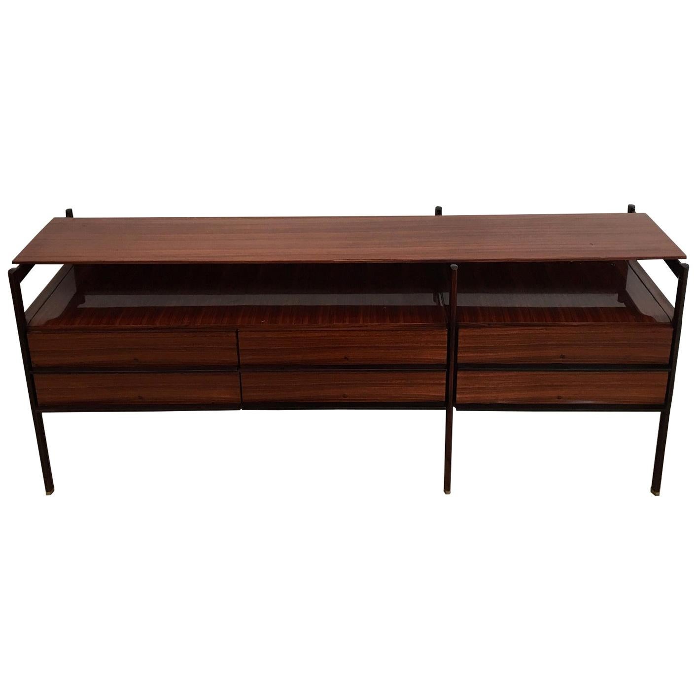 Sormani Rosewood Chest of Drawers / Credenza, 1960s