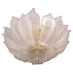 Sorrento, Monumental Italian Murano Glass Ceiling Light or Chandelier, 1970s