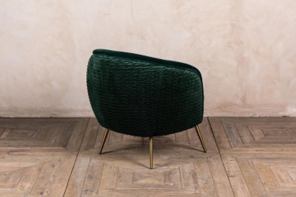 Sorrento Velvet Occasional Tub Chairs, 20th Century For Sale 5