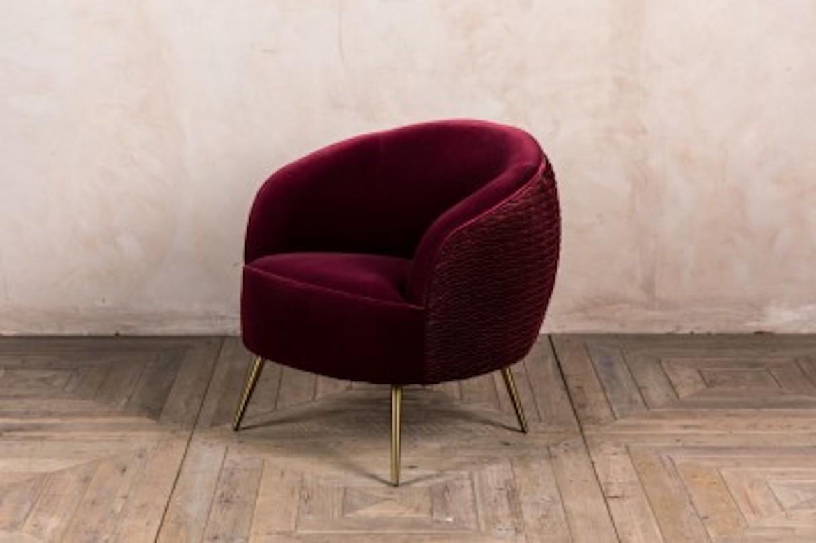 Sorrento Velvet Occasional Tub Chairs, 20th Century For Sale 9