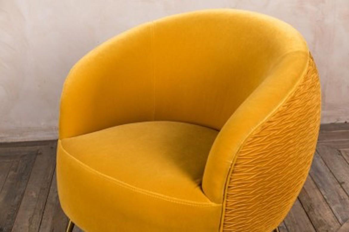 Sorrento Velvet Occasional Tub Chairs, 20th Century For Sale 2