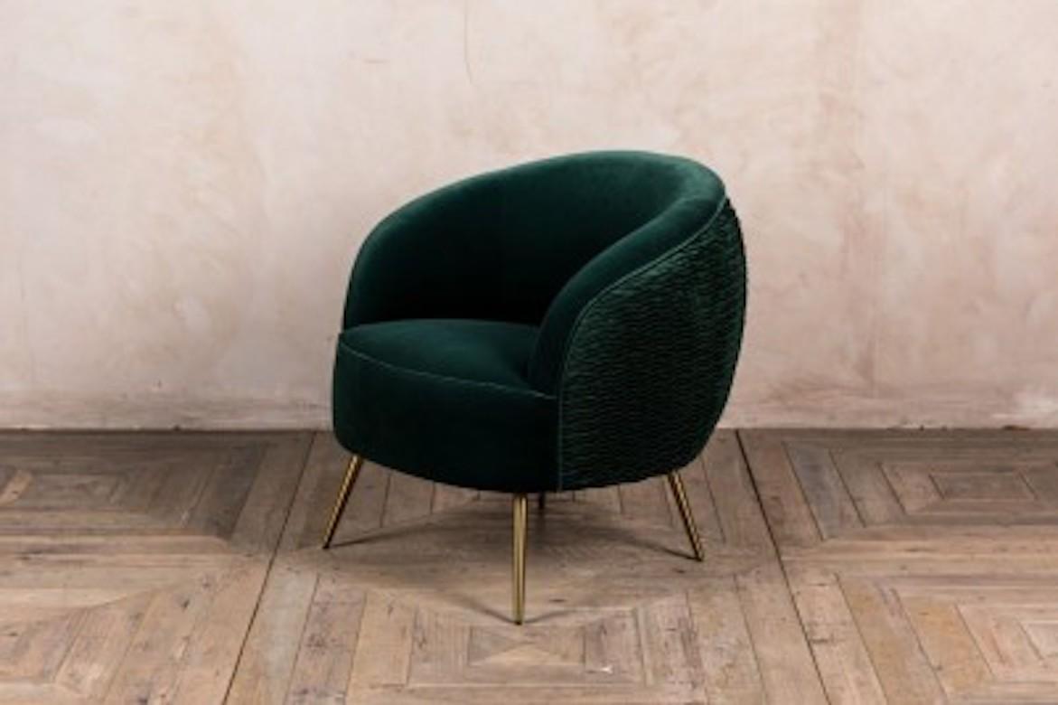 Sorrento Velvet Occasional Tub Chairs, 20th Century For Sale 4