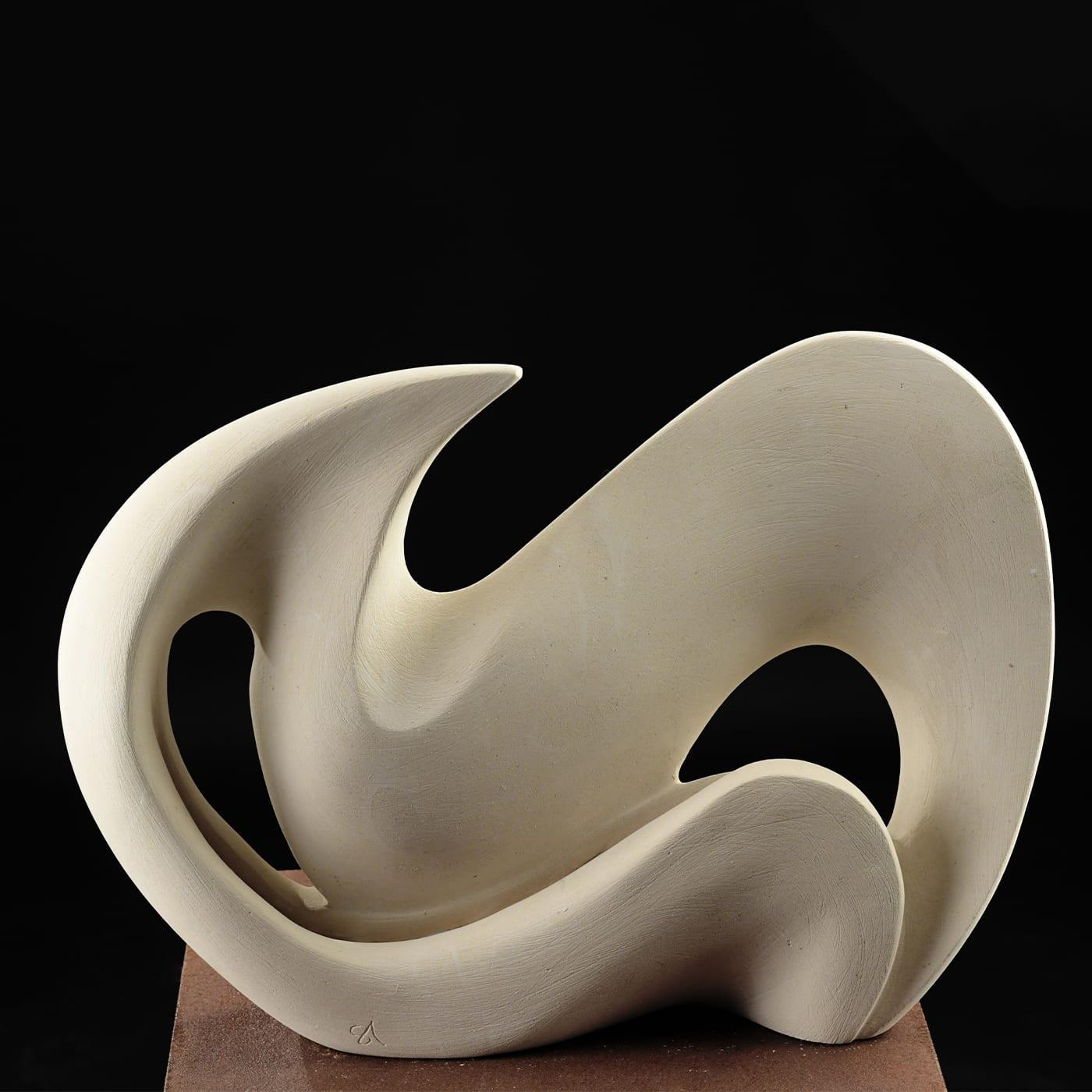 Sorriso del mare Lecce Stone light Sculpture For Sale 1