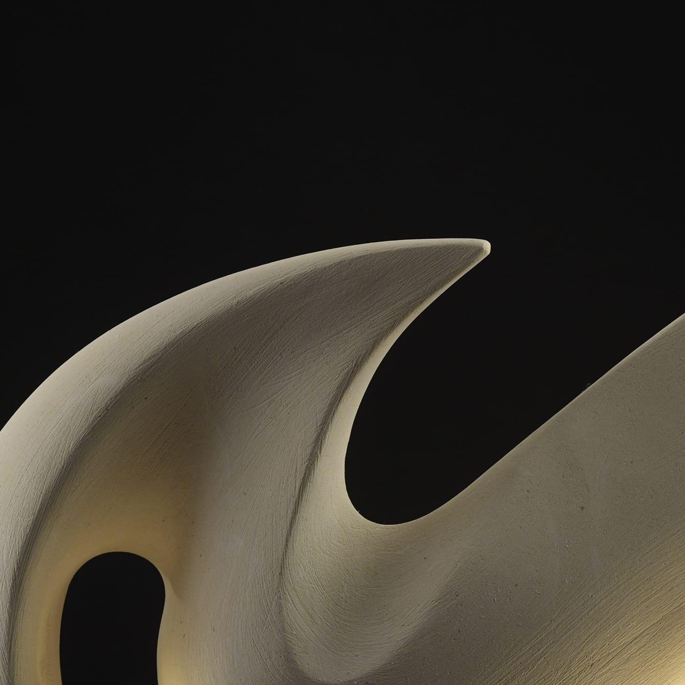 Sorriso del mare Lecce Stone light Sculpture For Sale 4