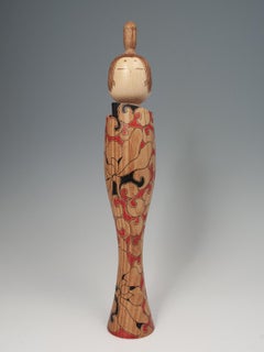 Sosaku Kokeshi Doll by Kuribayashi Issetsu, Japan