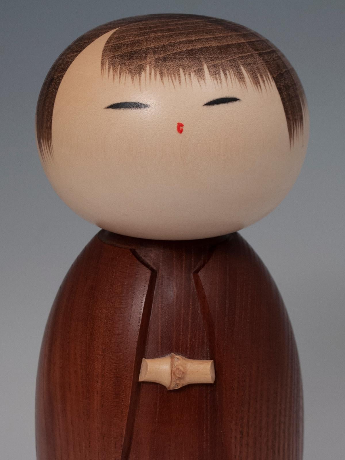 Japanese Sosaku Kokeshi Doll by Masao Watanabe, Japan