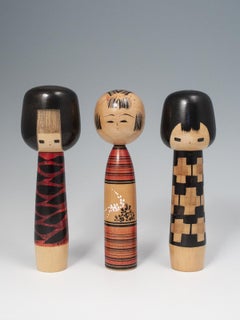 Sosaku Kokeshi Dolls by Hideo Ishihara and Kichisuke Agatsuma, Japan