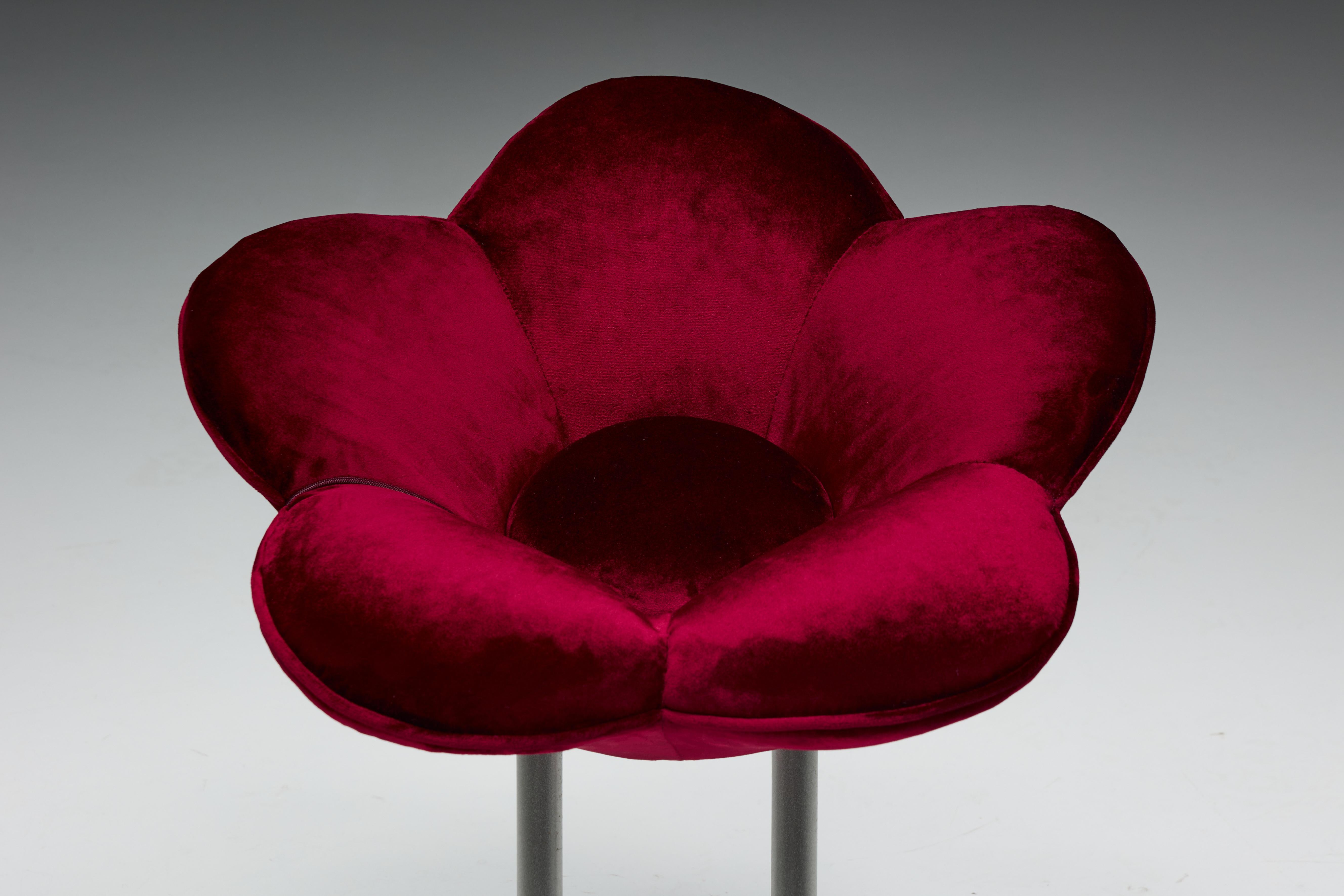 Soshun Flower Stools by Masanori Umeda for Edra, Italy, 1990s in vendita 1