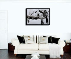 aeroplane, peinture, acrylique sur papier