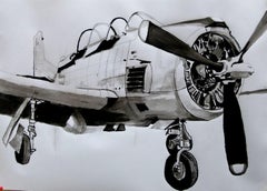aeroplane, Painting, Acrylic on Paper
