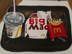 Big mac, Painting, Acrylic on Paper