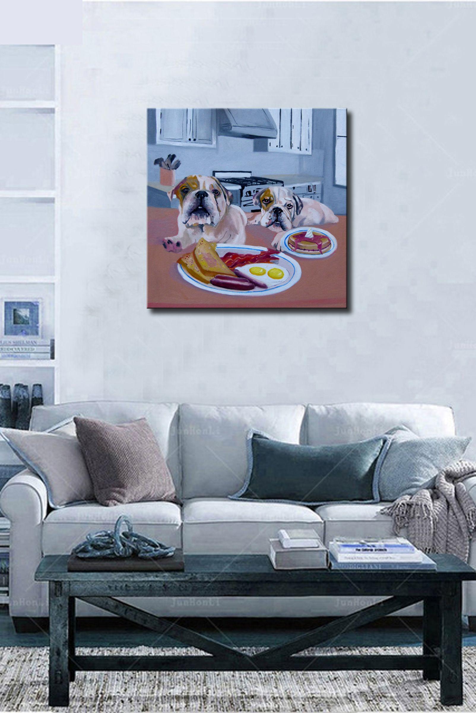 Colazione, Pittura, Olio su tela in vendita 1