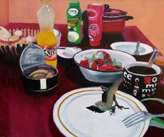 Lizard, Painting, Oil on Canvas
