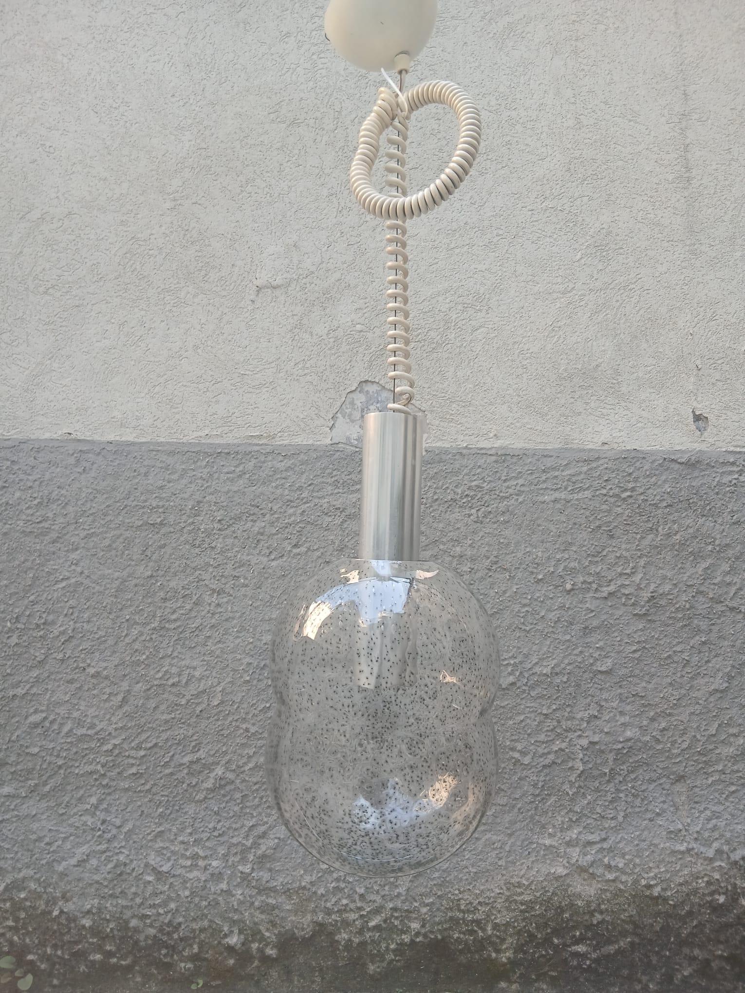 Tag: #Bilobo #AfraTobiaScarpa #Flos #LampadaSospensione #VetroBollicine #MidCentury #ItalianDesign #LampVintage #Lighting #ItalianLamp #DesignIcon

Sospensione di design “Bilobo”, progettata da Afra e Tobia Scarpa per Flos negli anni ’60 (circa