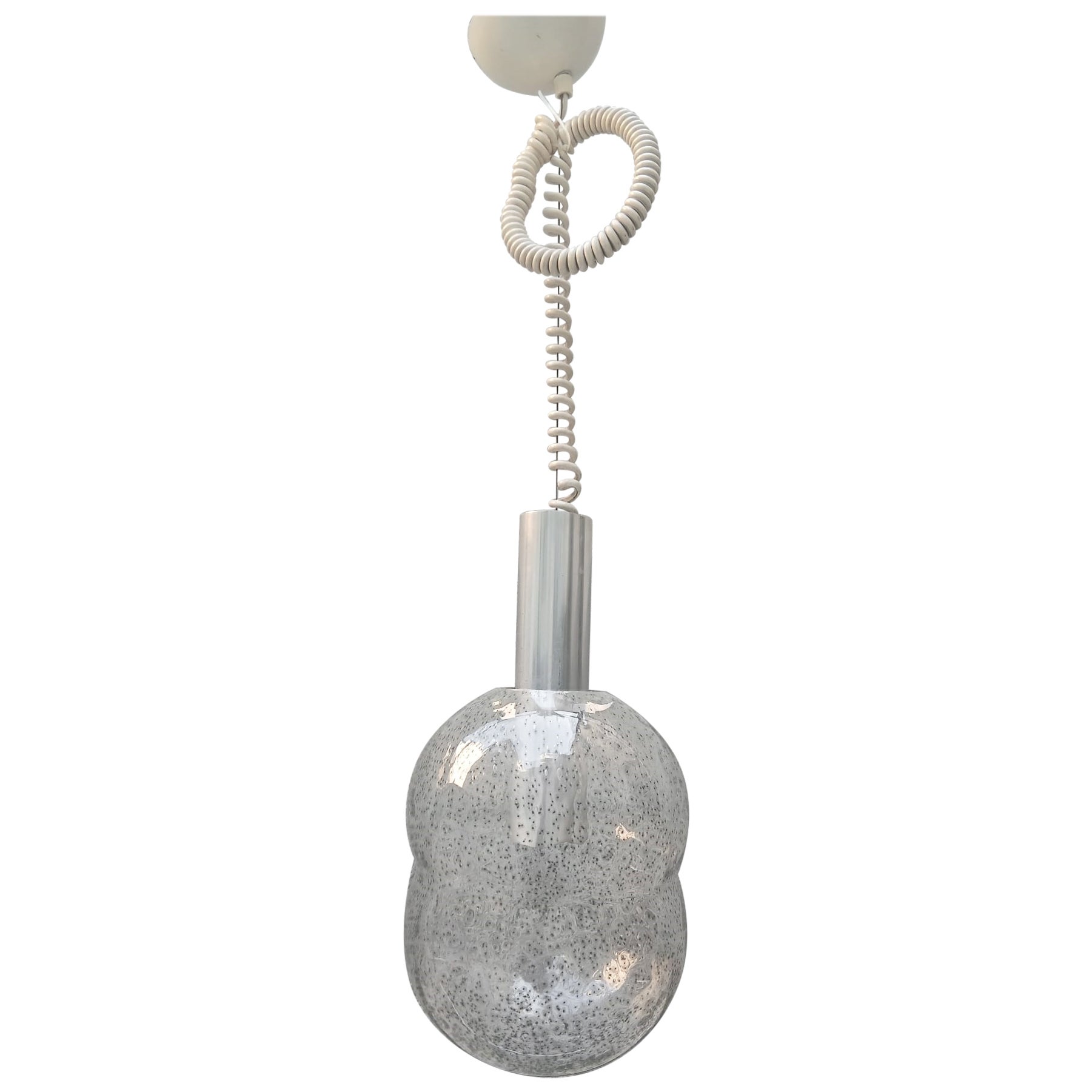 Sospensione “Bilobo” in Vetro Bollicine - Afra & Tobia Scarpa - Flos - Anni ’60 in vendita