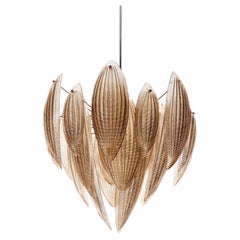 Sospensione Paradise con vetro bronzo