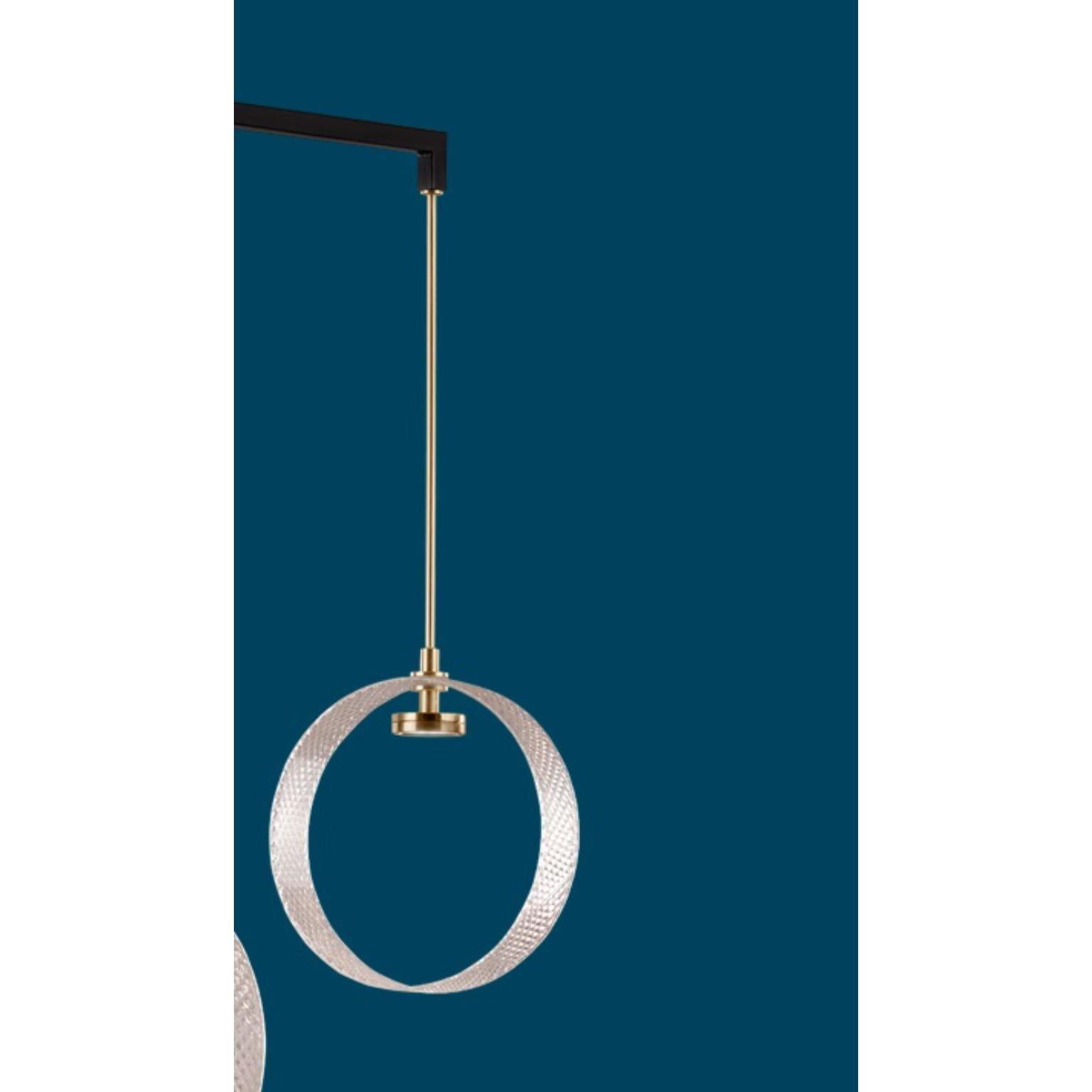 Italiano Lampada a sospensione Sospeso S3 di Euroluce Lampadari in vendita