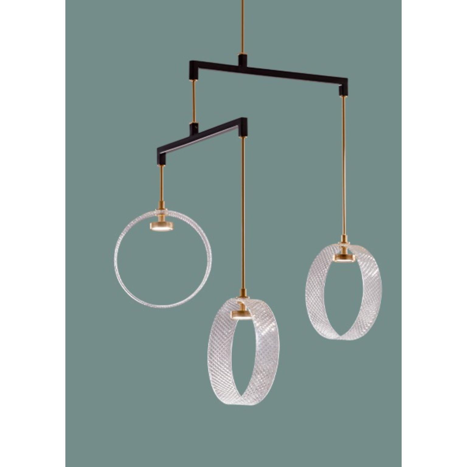 Postmoderno Lampada a sospensione Sospeso S5 di Euroluce Lampadari in vendita