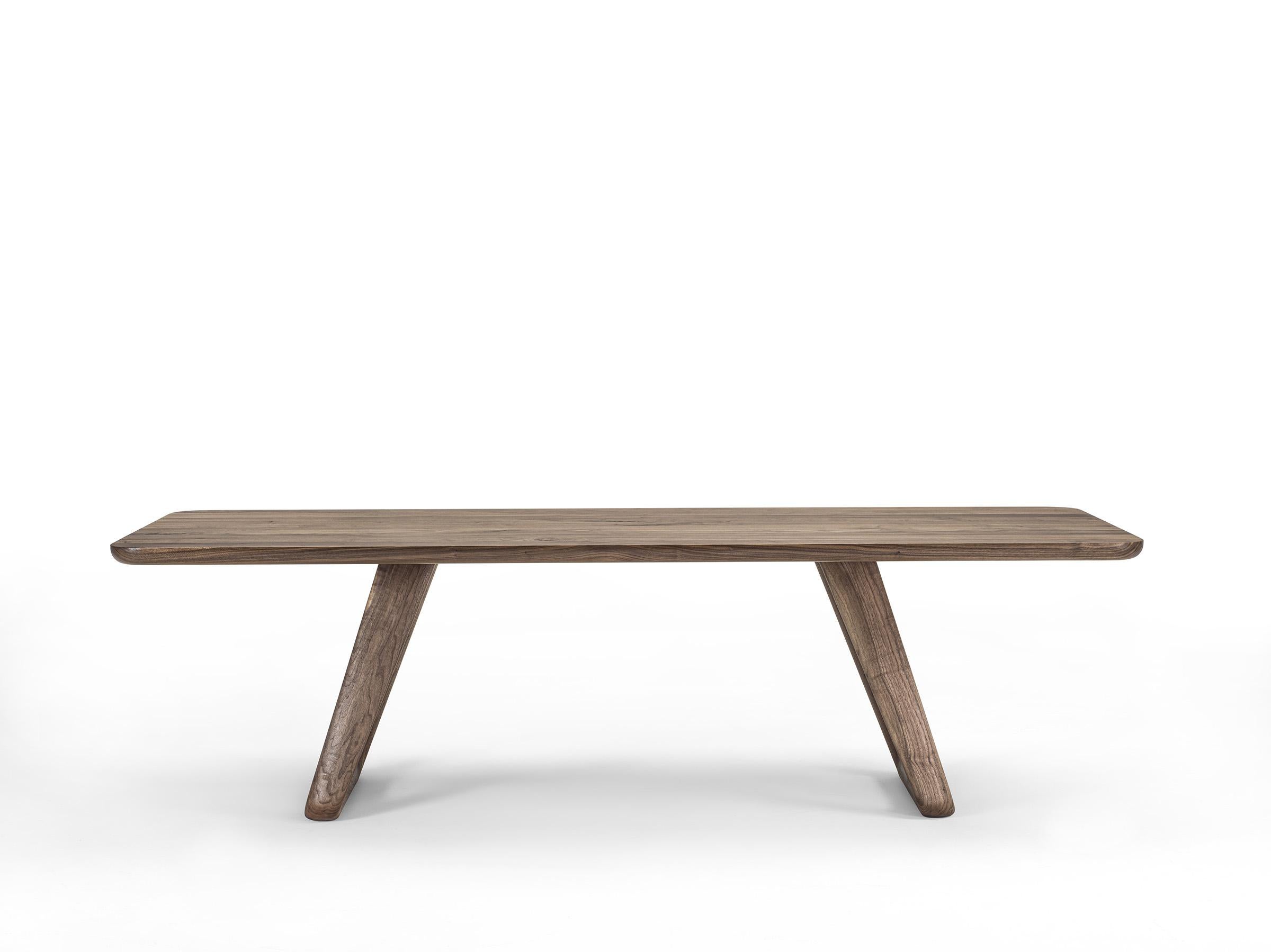 Sospiro Wood Dining Table, Designed by Claudio Bellini, Made in Italy For Sale 1