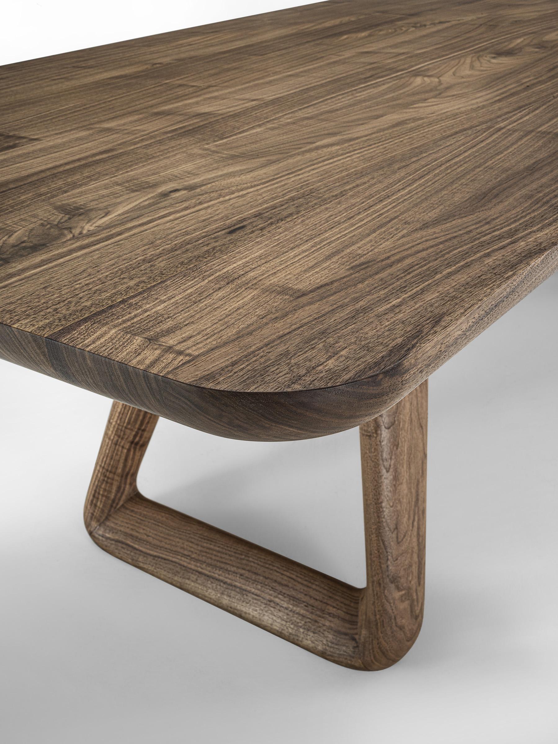Sospiro Wood Dining Table, Designed by Claudio Bellini, Made in Italy For Sale 3