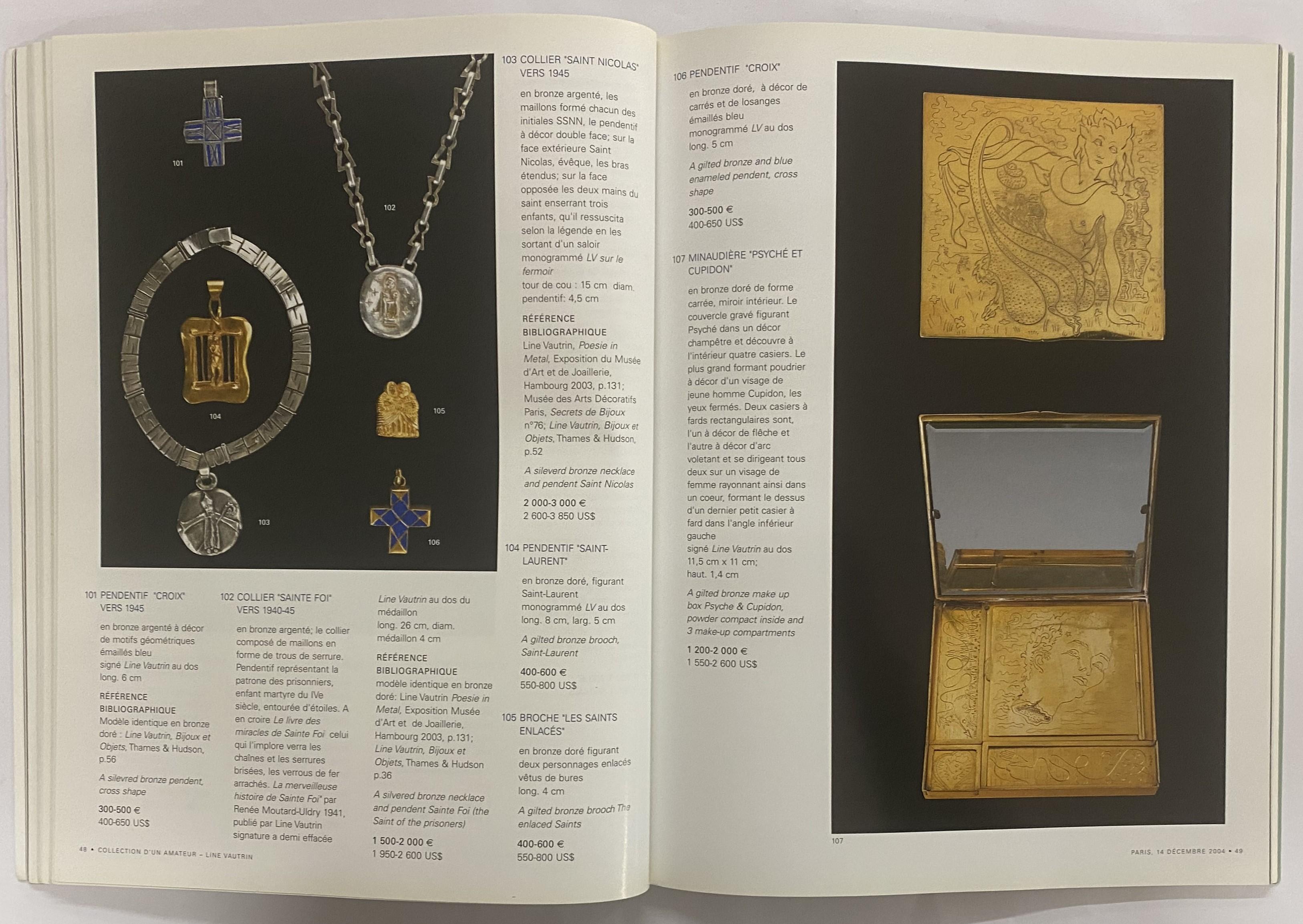 Sothby's Line Vautrin : Collection D'un Amateur (Livre) en vente 1