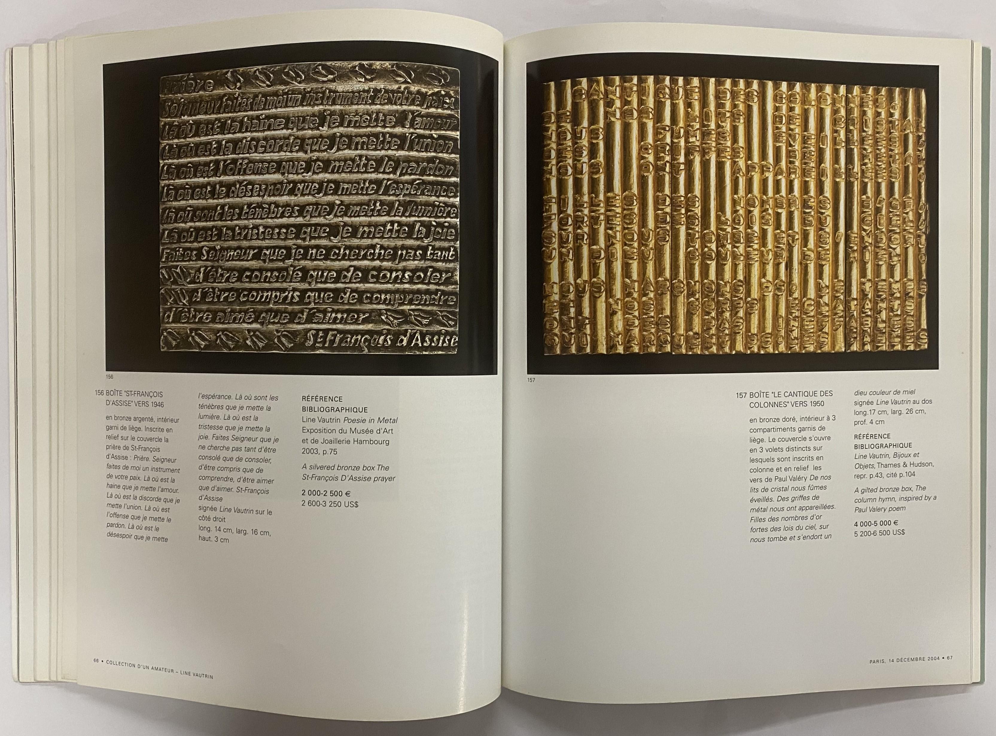 Sothby's Line Vautrin : Collection D'un Amateur (Livre) en vente 3
