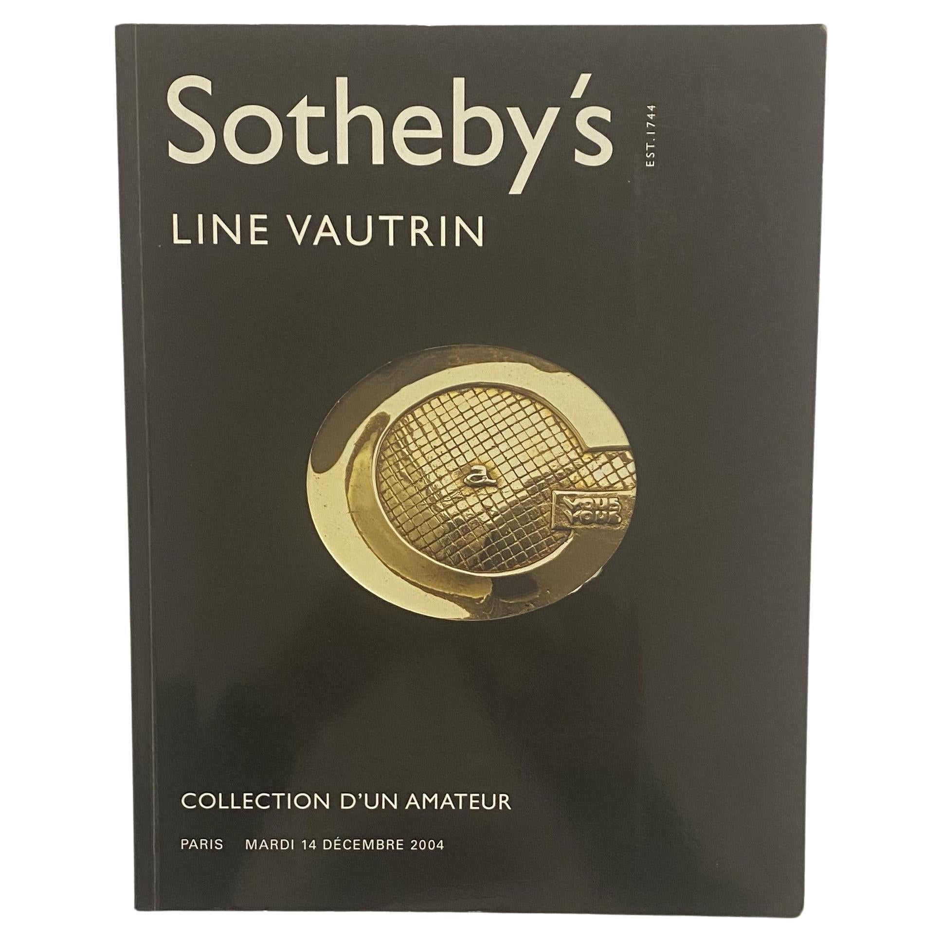Line Vautrin di Sothby: Collectional D'un Amateur (Libro)