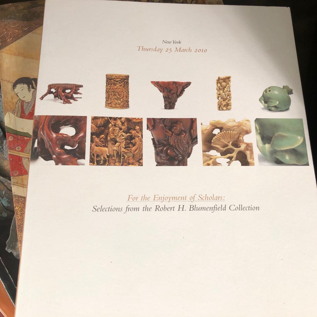 Paper Sotheby & Christie's Auction Catalogs Collectors and Connoisseurs of Asian Art
