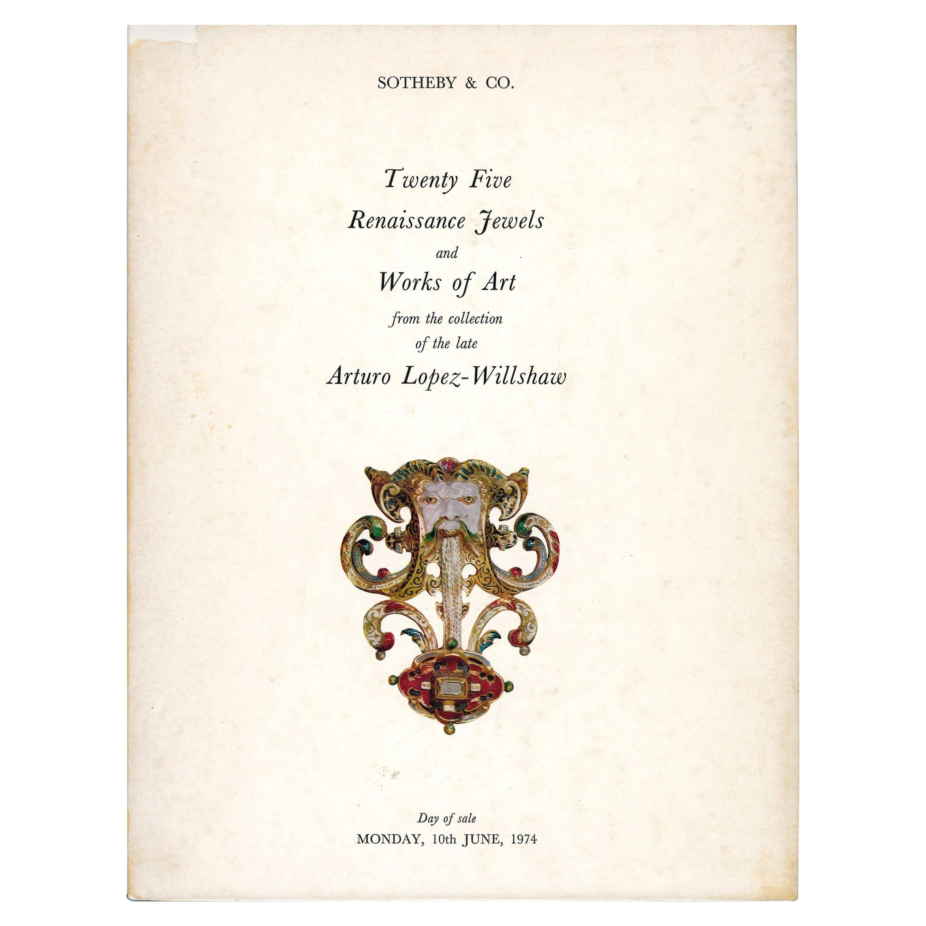 Twenty Five Renaissance Jewels and Works of Art, Sotheby & Co., (Book)