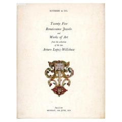 Antique Twenty Five Renaissance Jewels and Works of Art, Sotheby & Co., (Book)