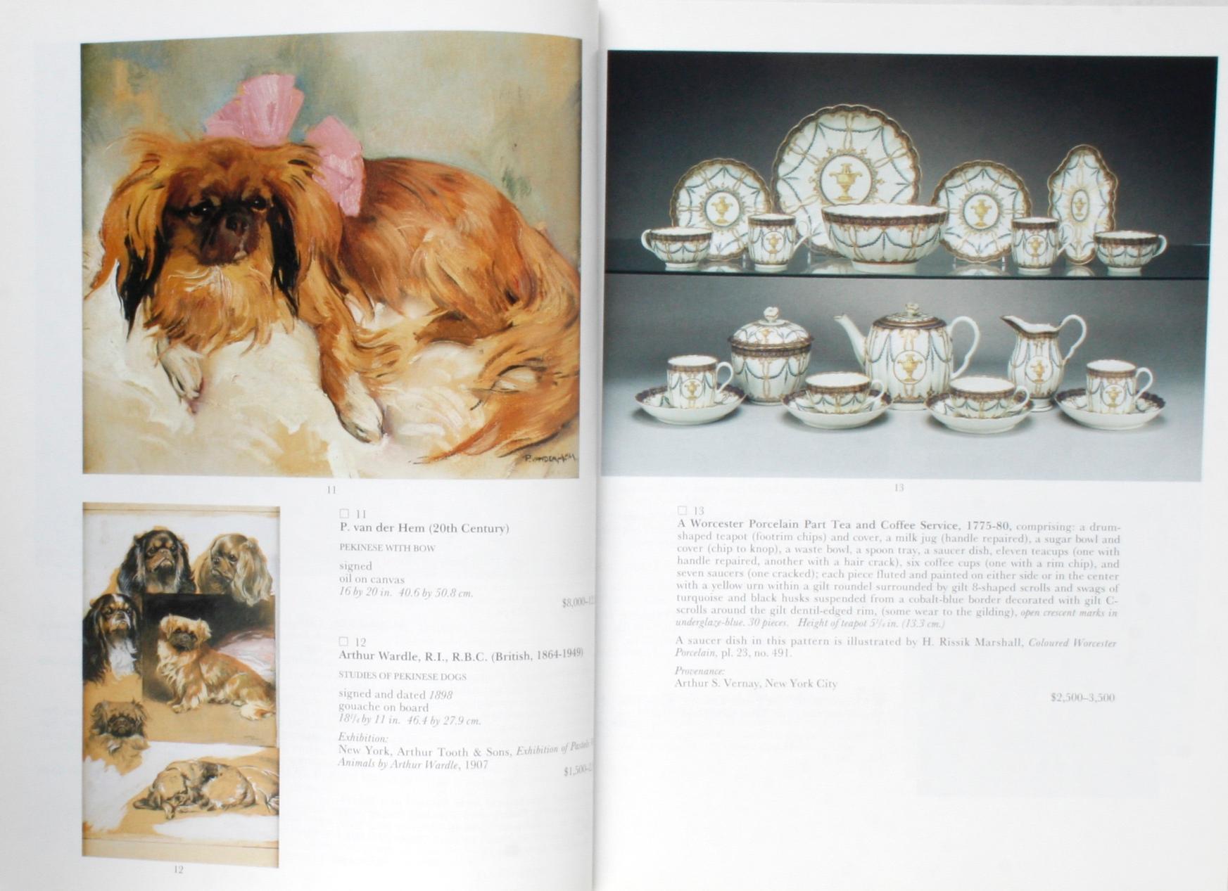 Sotheby's 1995 Catalogue, Property from the Collection of the Late Sister Parish 1