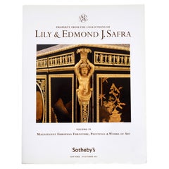 Sotheby's, 2011 Lilly & Edmond Safra Collection European Furniture Volume IV