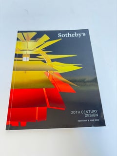 Catalogue de la vente aux enchères « Design du XXe siècle » de Sotheby's, New York 2015