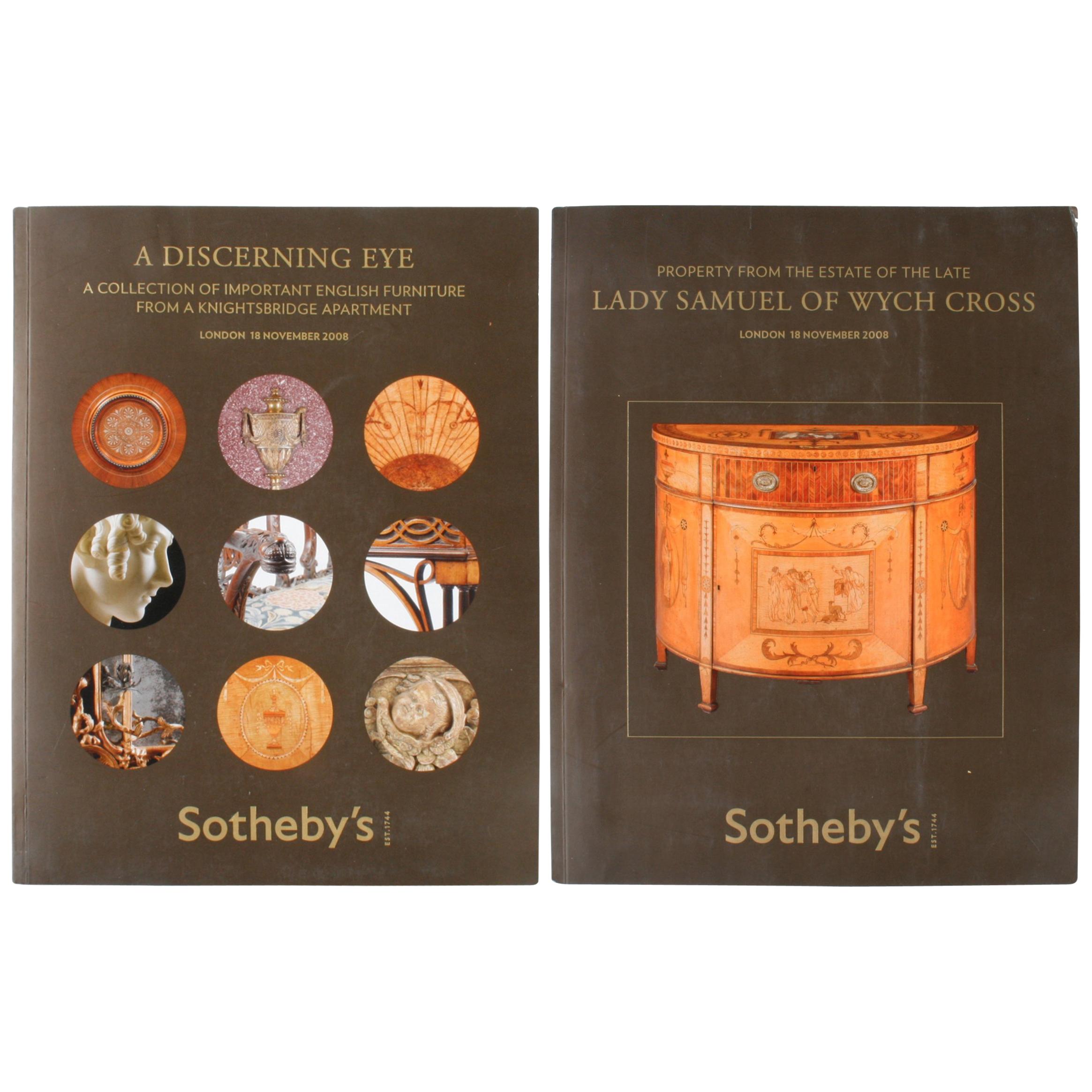 Sotheby's ; A Double Catalogue, English Furniture et Lady Samuel of Wych Cross
