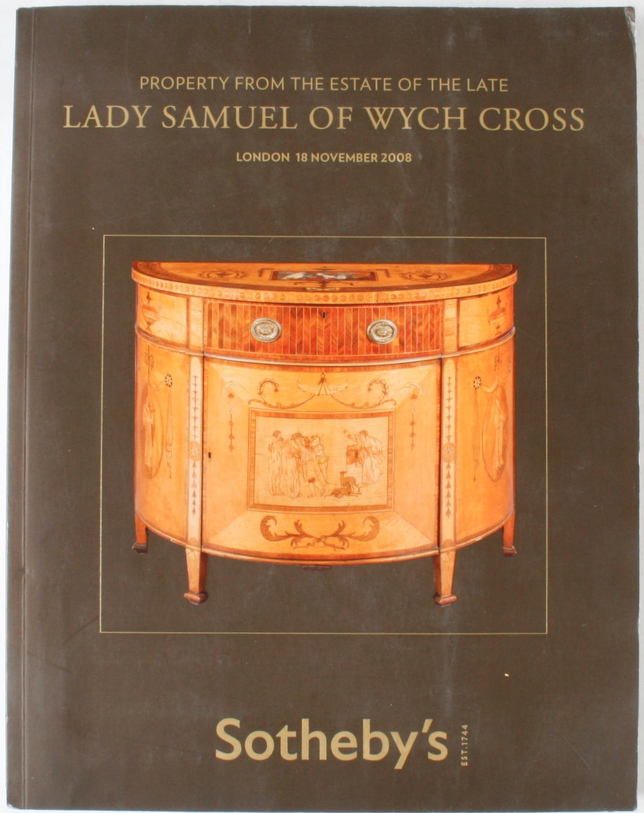 Sotheby's; A Double Catalogue, English Furniture and Lady Samuel of Wych Cross For Sale 2