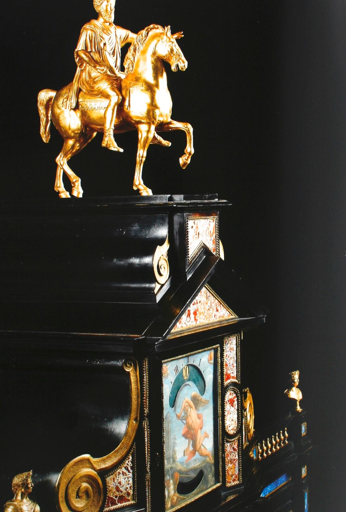 Sotheby's A Magnificent Roman Baroque Cabinet by Giacomo Herman, 12/2007 In Excellent Condition For Sale In valatie, NY