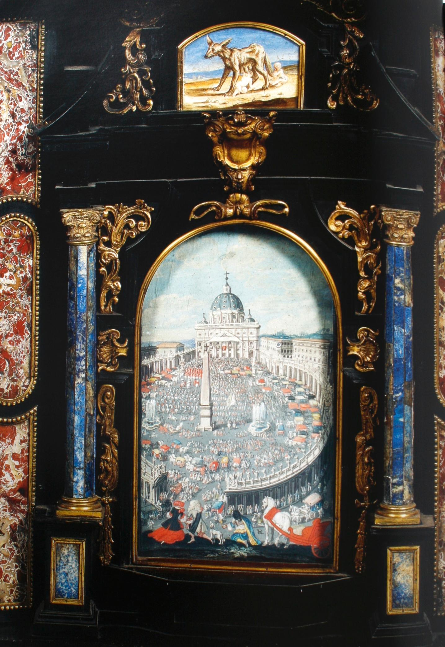 Contemporary Sotheby's A Magnificent Roman Baroque Cabinet by Giacomo Herman, 12/2007 For Sale