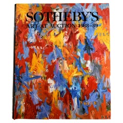 Retro Sotheby's Art at Auction-1988-89 by Sally Liddell, 'Editor', Jasper Johns Cover
