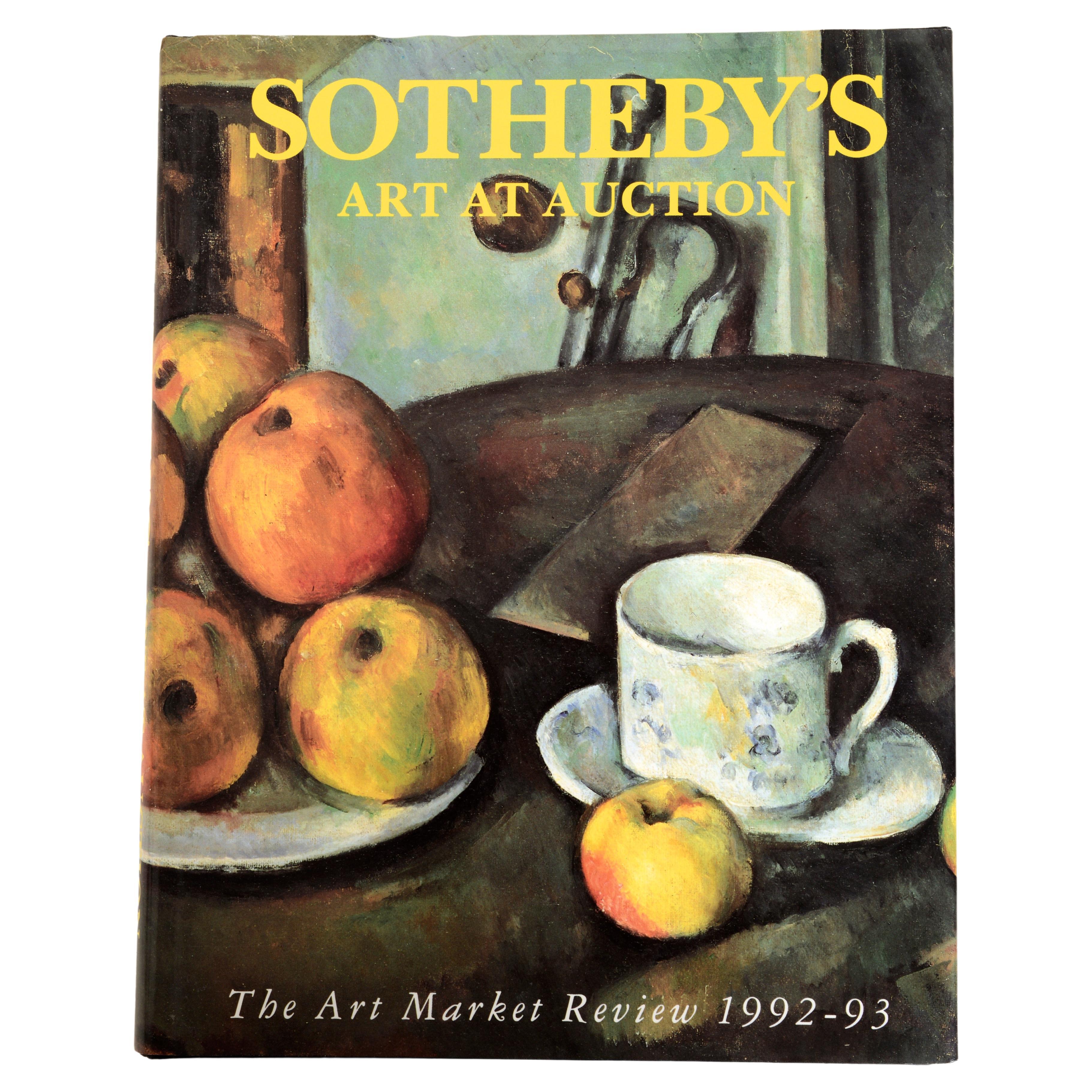 Sotheby's Art at Auction 1992-93 : évaluation du marché de l'art 1st Ed en vente