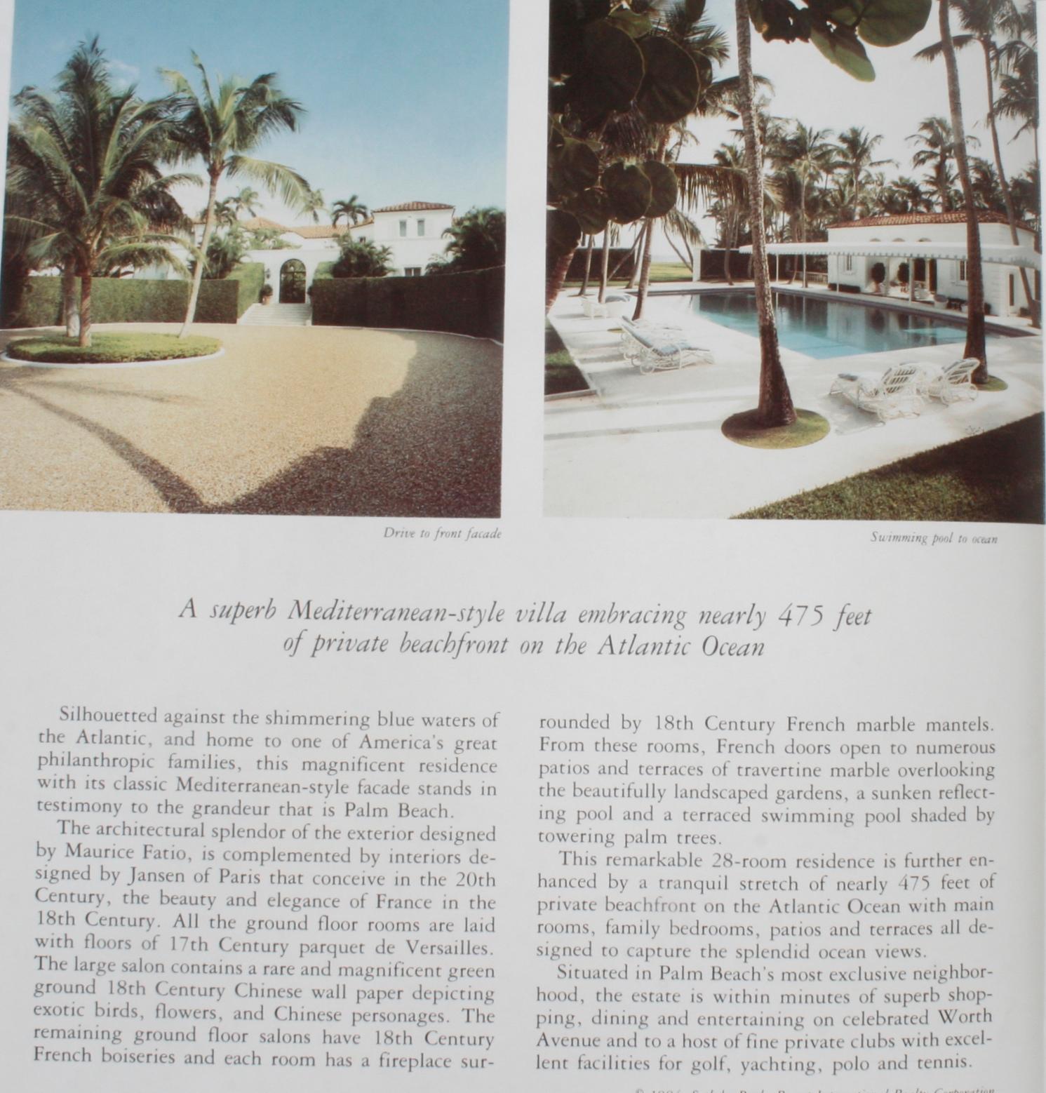 Sotheby's Auction Catalogue for The Mrs. Charles Wrightsman Palm Beach Estate 12