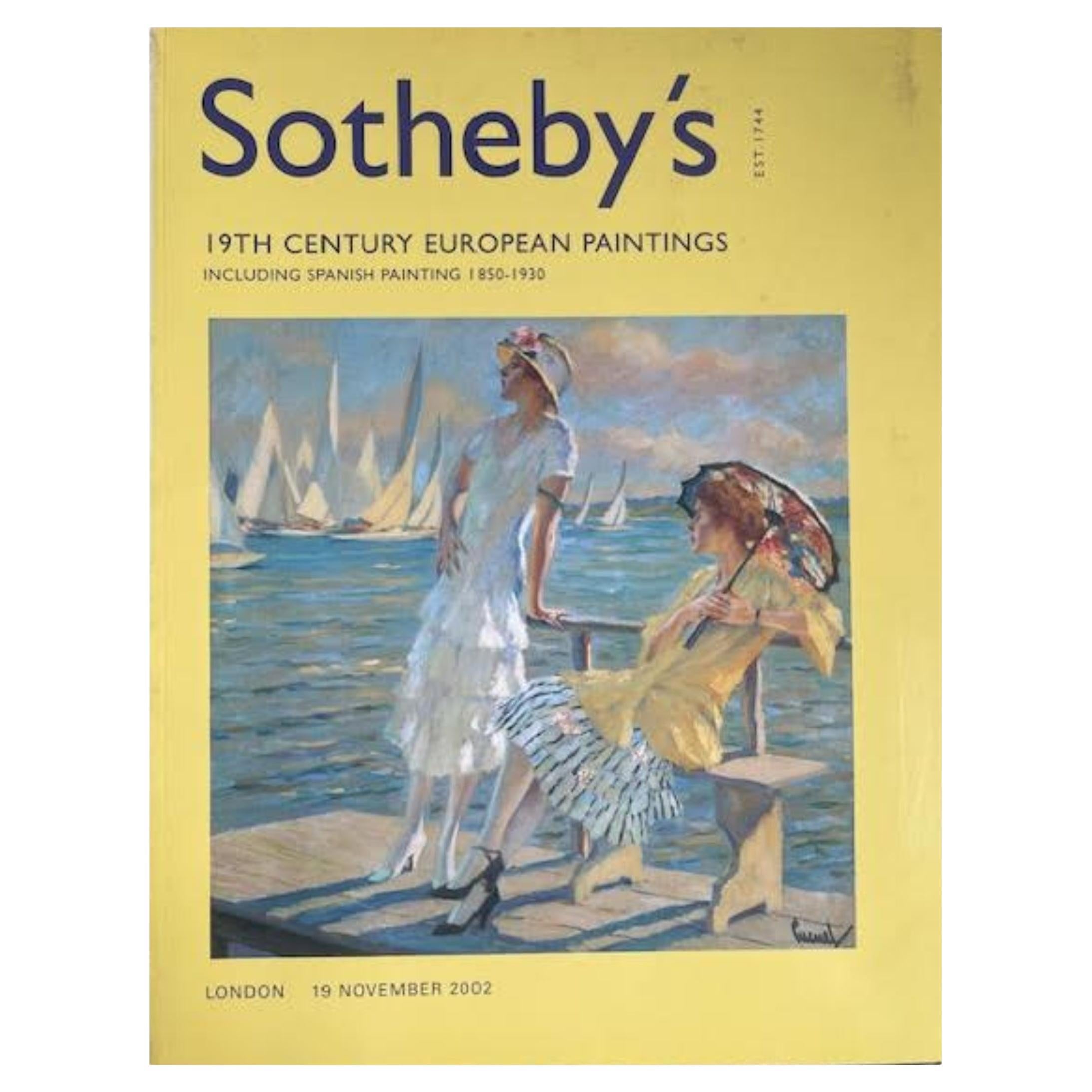 Sothebys Catalogue 19TH Century European Paintings For Sale