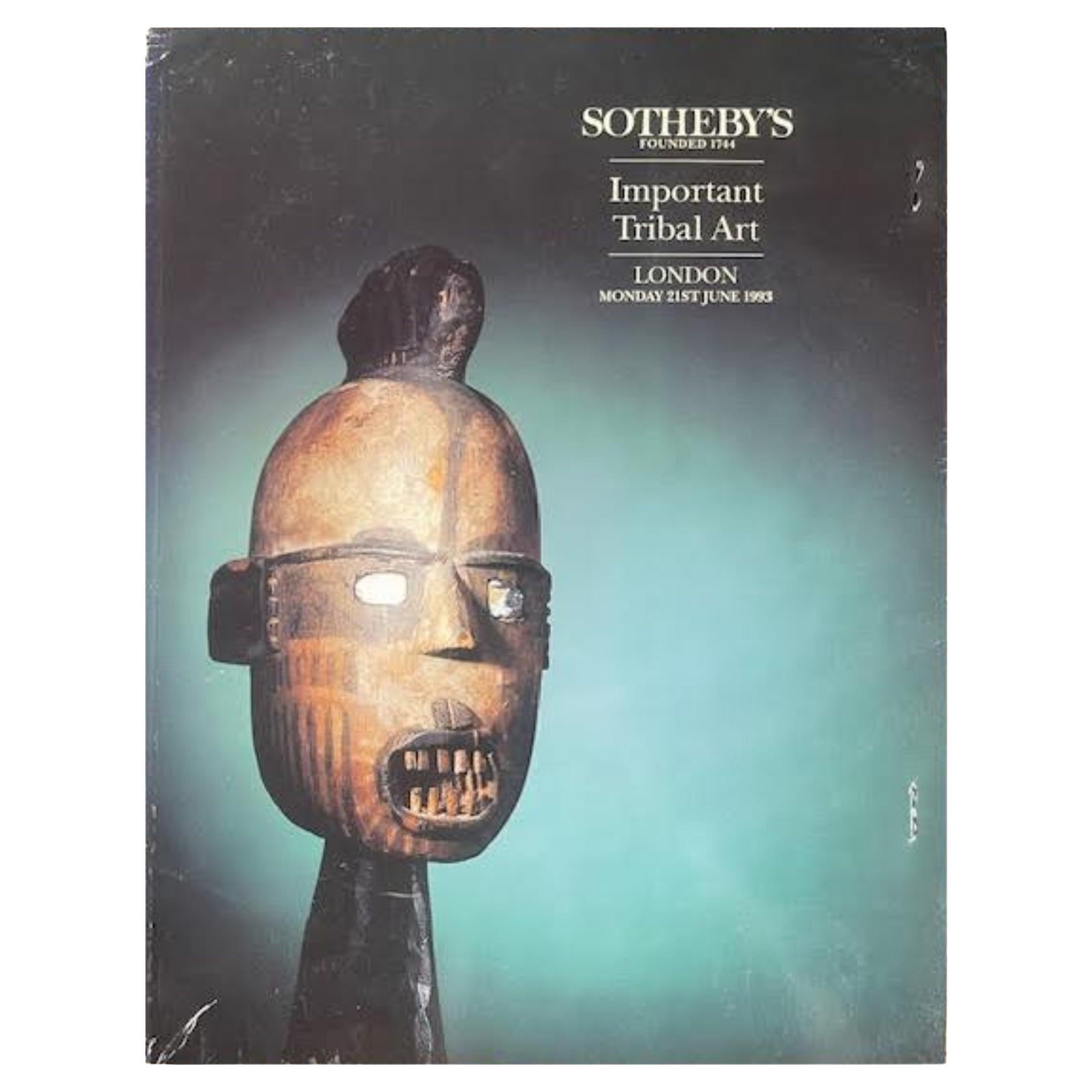 Sothebys Catalogue Important Tribal Art
