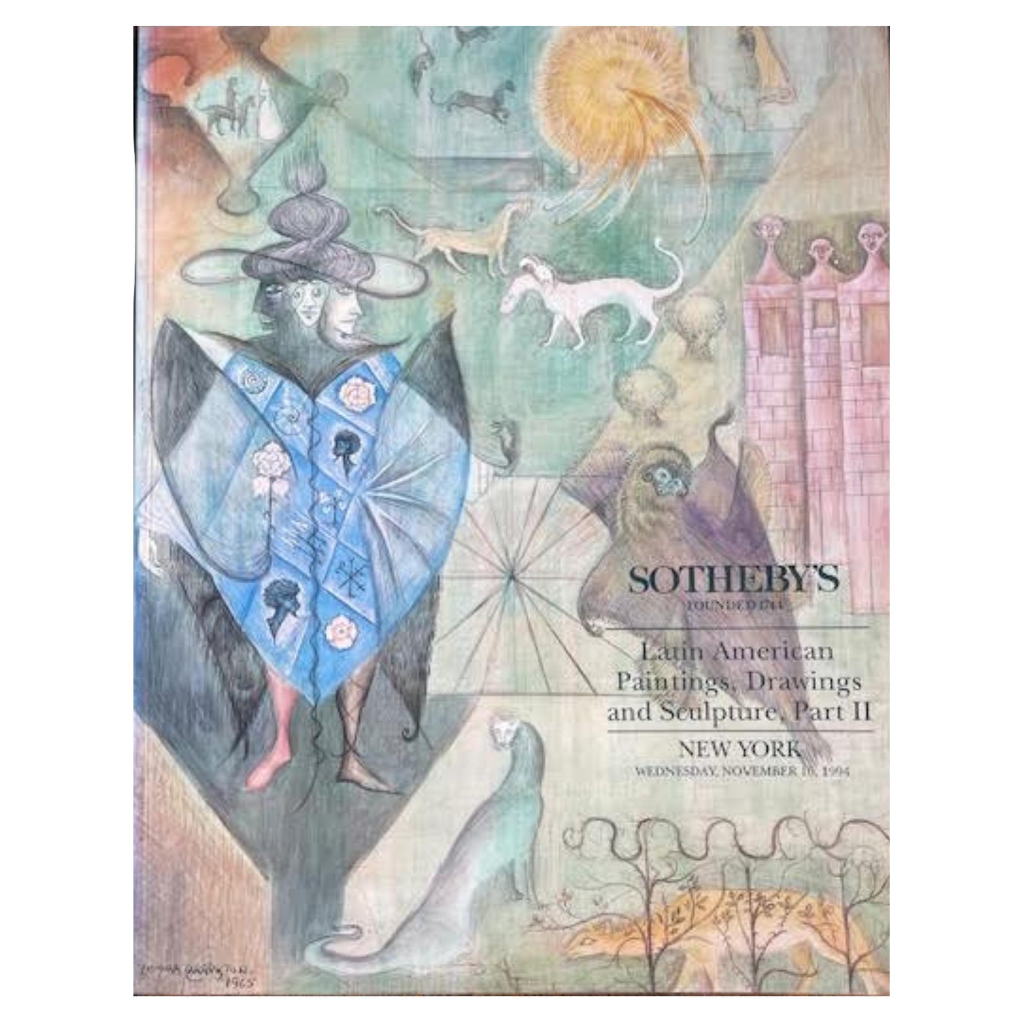 Sothebys Catalogue Latin American Paintings, Drawings and Sculpture, Part II en vente