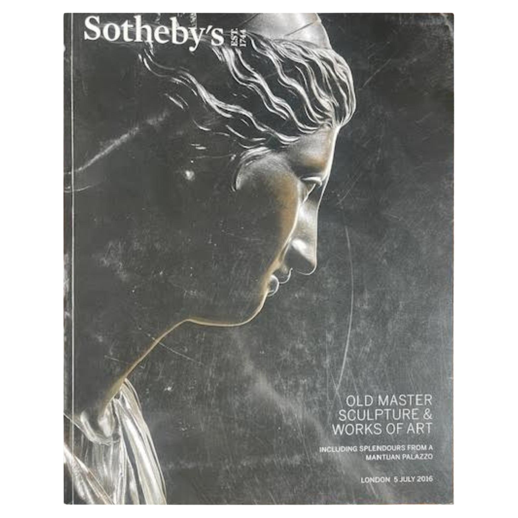 Sothebys Catalogue Old Master Sculpture