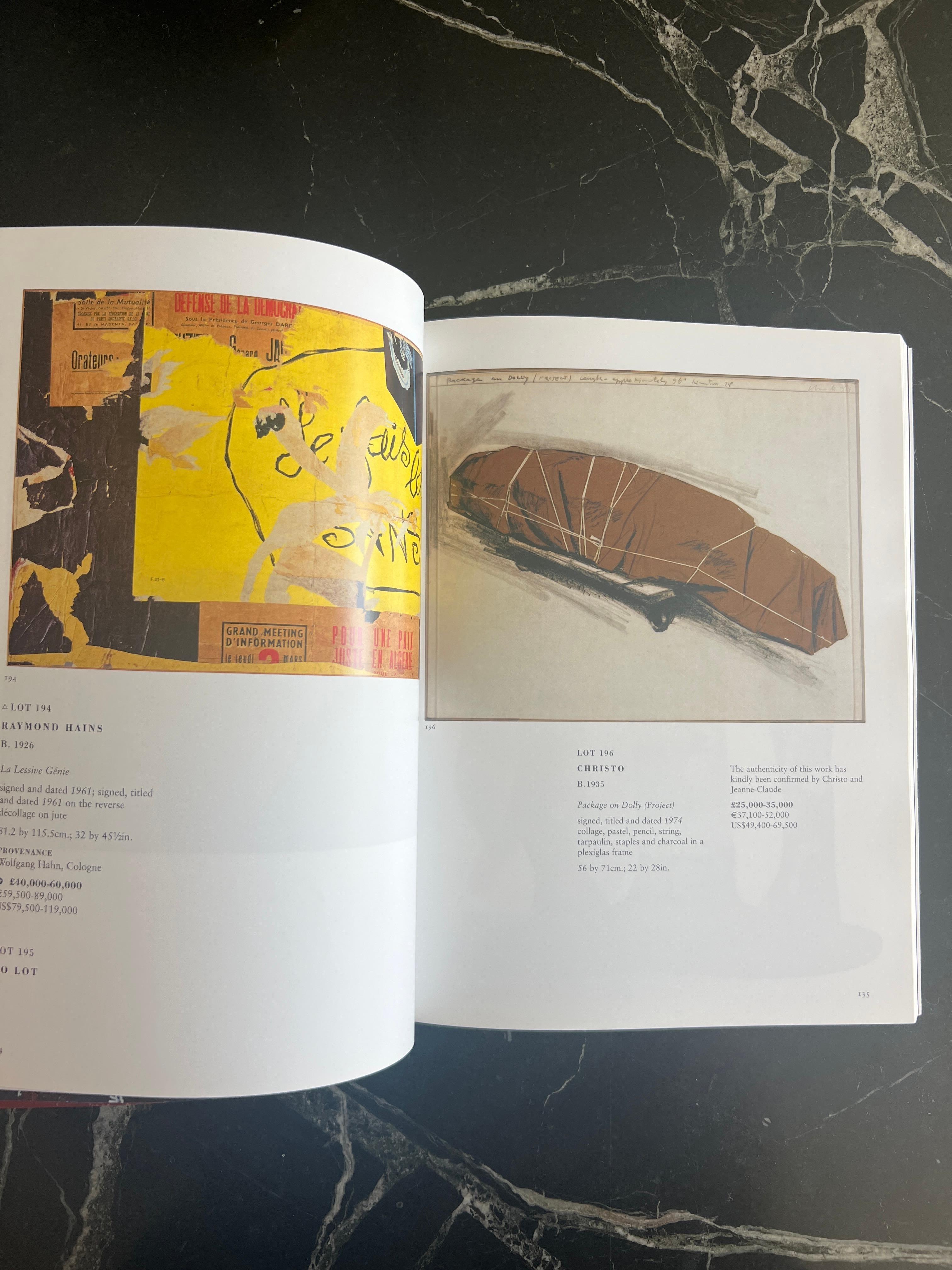 Catalogue de la journée de vente aux enchères d'art contemporain de Sotheby's, Londres, 2007. en vente 4