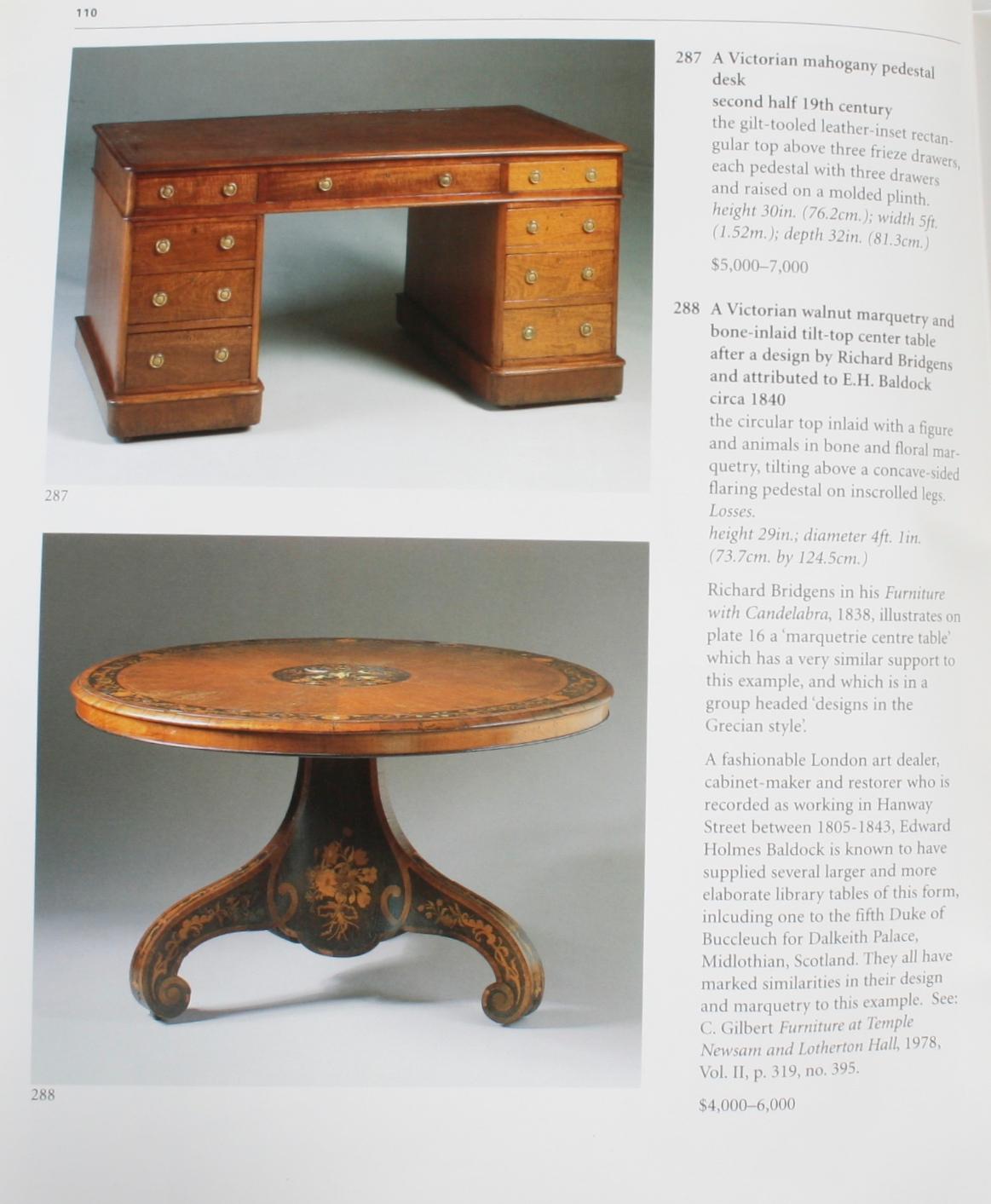 Sotheby's : English Furniture & Decorations (Meubles et décorations anglais), collection John L. Boonshaft, 1998 5