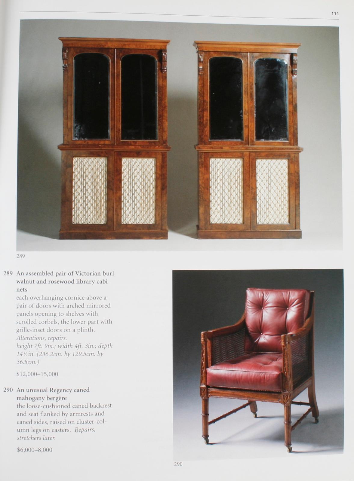 Sotheby's : English Furniture & Decorations (Meubles et décorations anglais), collection John L. Boonshaft, 1998 6