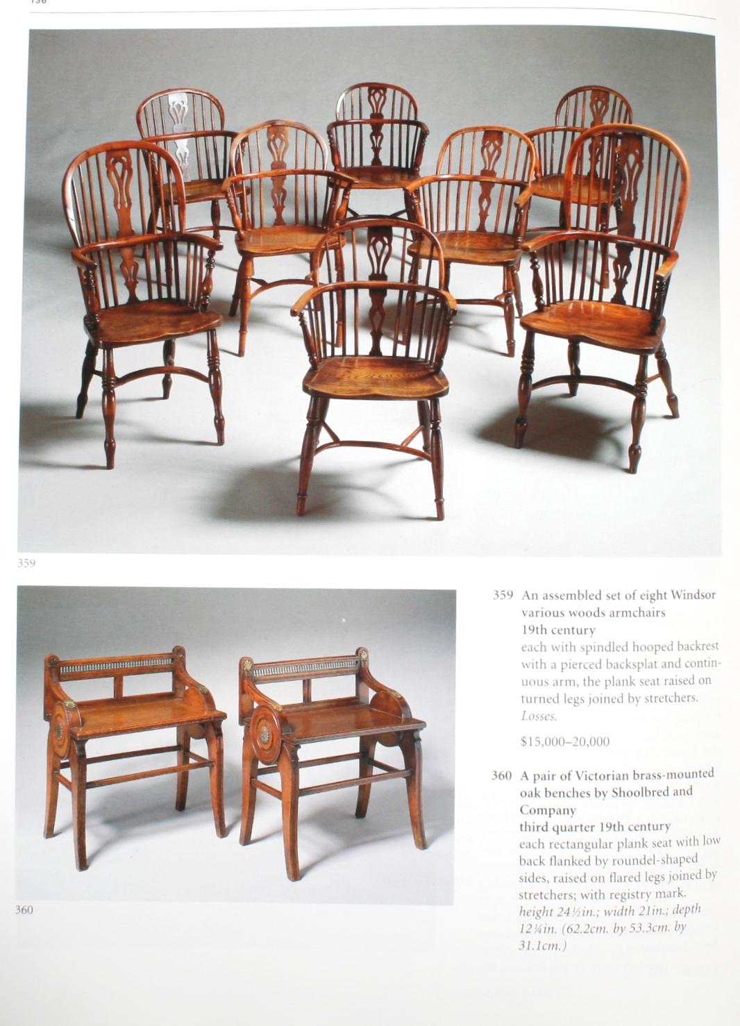 American Sotheby's: English Furniture & Decorations, John L. Boonshaft Collection, 1998 For Sale